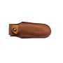 MKM Fara couteau de poche en bois d'olivier avec étui en cuir