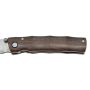 Mcusta MC-0074DI Shinra Emotion Take Damascus couteau de poche avec manche en bois de fer