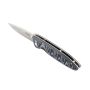 Mcusta MC-10D Classic Wave VG-10-Kern Damascus Blue Micarta Taschenmesser