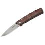 Mcusta MC-0074DI Shinra Emotion Take Damascus couteau de poche avec manche en bois de fer